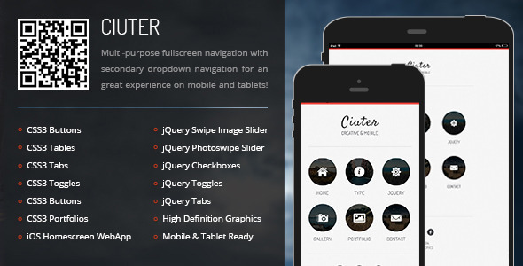 Ciuter Mobile - Mobile Site Templates