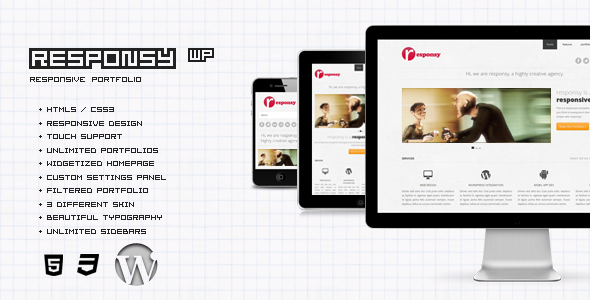 Responsy - WordPress Theme - Portfolio Creative