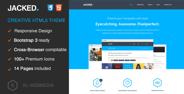 Jacked - Creative HTML5 Template - Portfolio Creative