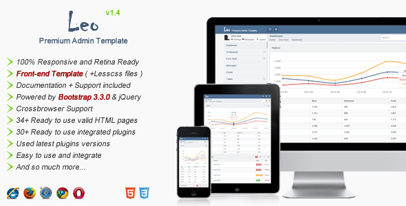 Leo - Premium Admin Template - Admin Templates Site Templates