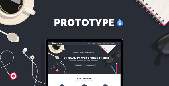 Prototype - Flat Drupal 7.6 Theme - Drupal CMS Themes