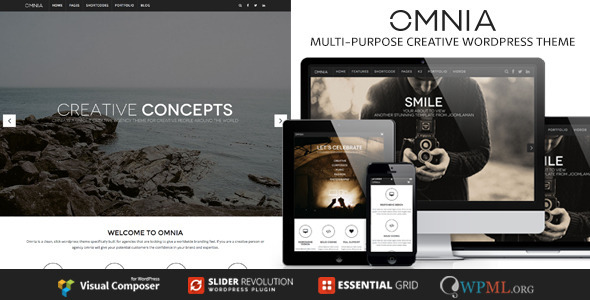 OMNIA - Multipurpose, Creative WordPress Theme - Portfolio Creative