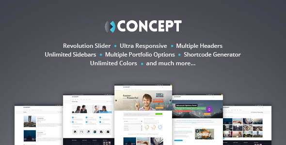 Concept - Multi-Purpose Wordpress Theme - Corporate WordPress