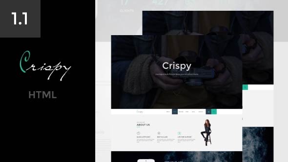 Crispy | One & Multi Page HTML - Corporate Site Templates