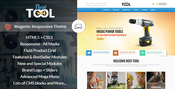 Tools - Magento Responsive Theme - Technology Magento