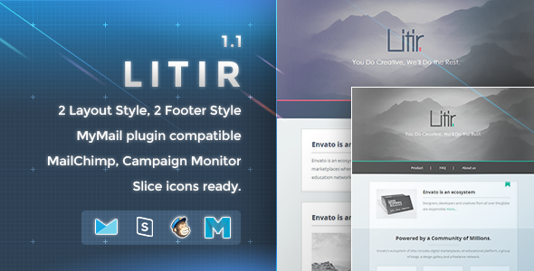 Litir - Responsive Email Template - Newsletters Email Templates
