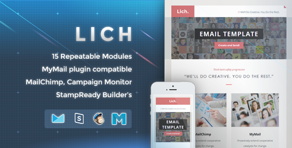 Lich - Responsive Email Template - Newsletters Email Templates