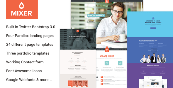 Mixer - Multipurpose HTML Template - Marketing Corporate