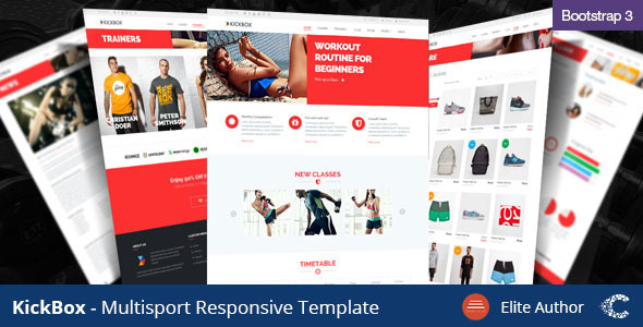 Kickbox - Multisport Responsive Theme - Health & Beauty Retail