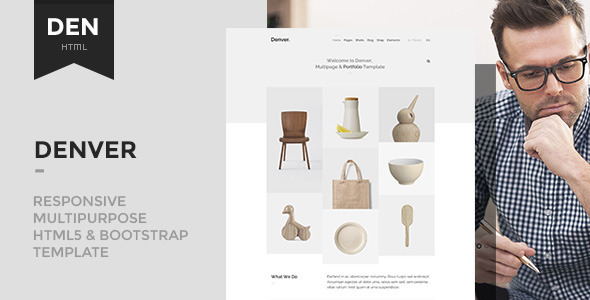 Denver - Responsive Multipurpose Template - Corporate Site Templates