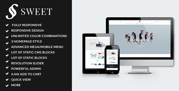 ARW Sweet - Minimalist responsive magento theme - Fashion Magento