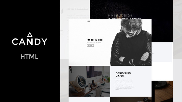 Candy | One & Multi Page HTML - Creative Site Templates