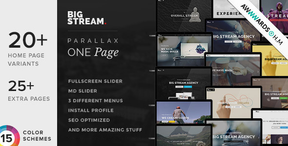 BigStream - One Page Multi-Purpose Drupal Theme - Creative Drupal
