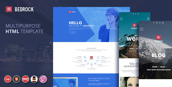 Bedrock | Multipurpose HTML Template - Business Corporate