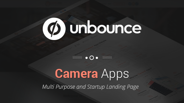 Camera Apps - Unbounce Landing Page - Unbounce Landing Pages Marketing