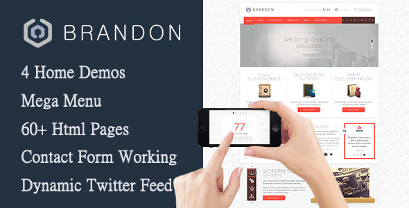 Brandon - Responsive Multi-Purpose HTML Template - Creative Site Templates