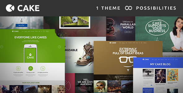 Cake - Responsive Multi-Purpose Html Theme - Corporate Site Templates