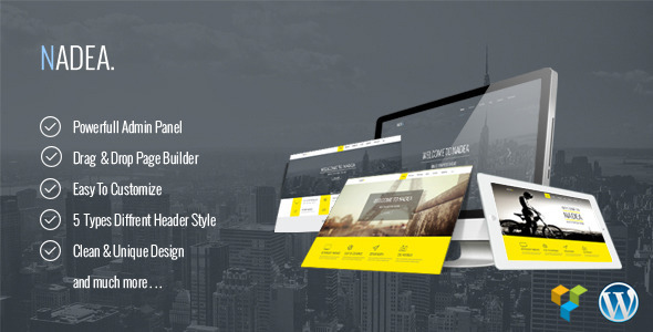 Nadea - Responsive Multi-Purpose WordPress Theme - Business Corporate