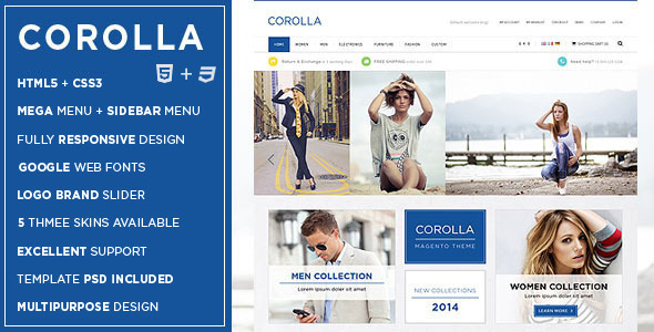 Corolla - Responsive Multipurpose HTML5 Template - Shopping Retail