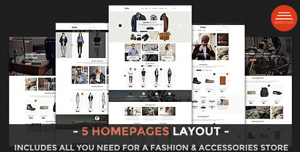 Smile - HTML E-commerce Template - Shopping Retail