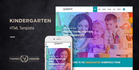 Kindergarten HTML template - Children Retail