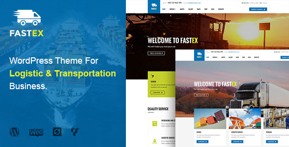 FastEx - Logistics WordPress Theme - Business Corporate