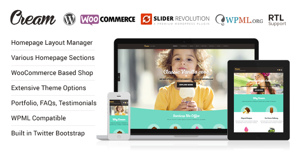 Cream - WooCommerce WordPress Theme - WooCommerce eCommerce