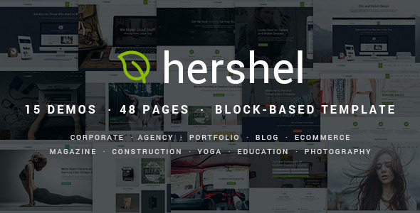 Hershel - Flexible Multipurpose Drupal 7.6 Theme - Corporate Drupal