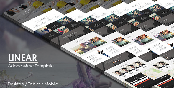 Linear - Multipurpose Muse Template - Creative Muse Templates