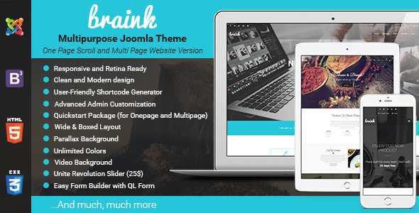 Braink - Responsive Multi-Purpose Joomla Template - Business Corporate