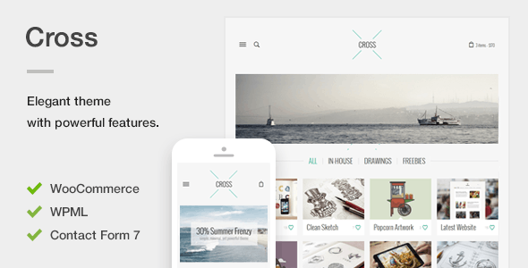 Cross - An Elegant Minimal WordPress Theme - Creative WordPress