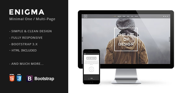 Enigma | Creative Responsive Minimal Drupal 7.6 Themes - Creative Drupal