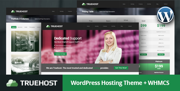 Truehost - Responsive Hosting WordPress Theme - Hosting Technology