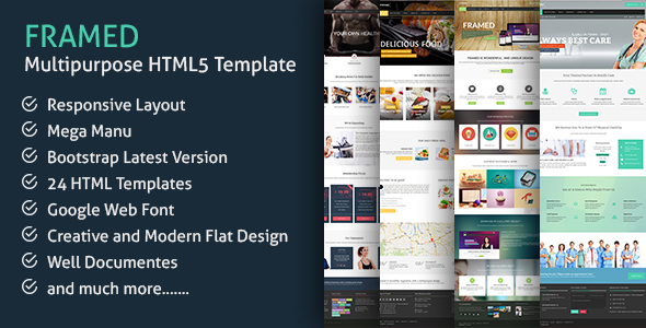 Framed - Responsive Multi-purpose HTML5 Template - Business Corporate