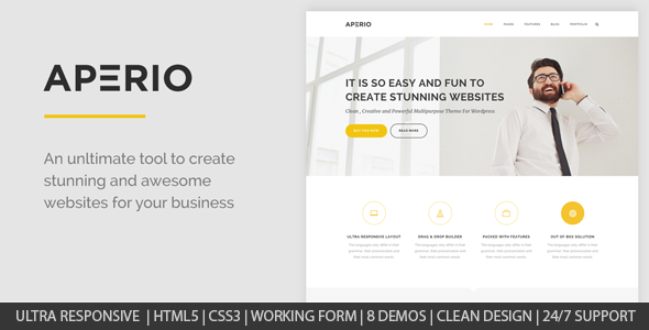 Aperio - Multipurpose HTML Template - Creative Site Templates