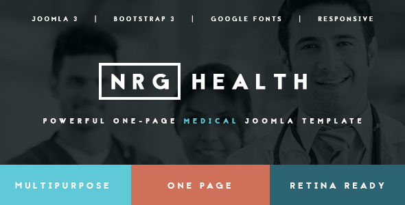 NRGhealth - Trendy Medical & Healthcare Template - Health & Beauty Retail