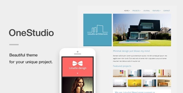 OneStudio - A Unique Responsive WordPress Theme - Corporate WordPress