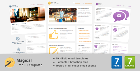 Magical Email Template - Email Templates Marketing