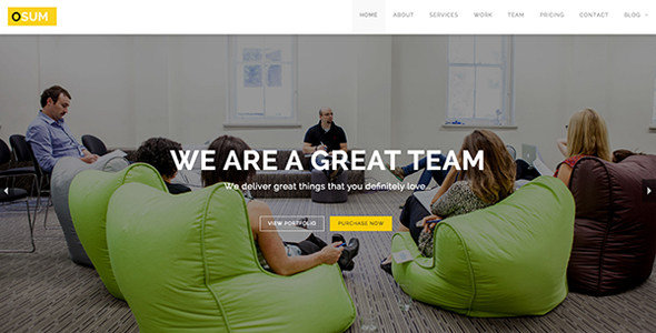 Osum - Onepage HTML Theme - Business Corporate