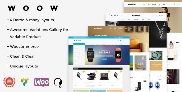 WOOW - Responsive WooCommerce Theme - WooCommerce eCommerce