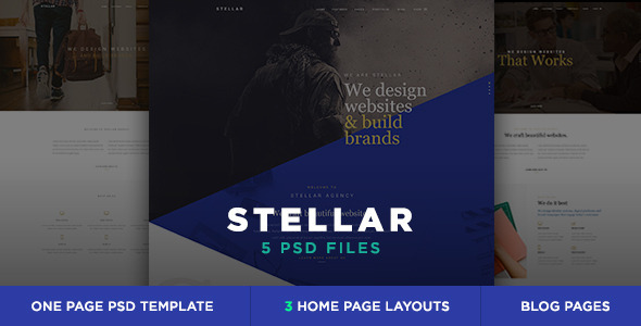 Stellar PSD Template - Creative Photoshop