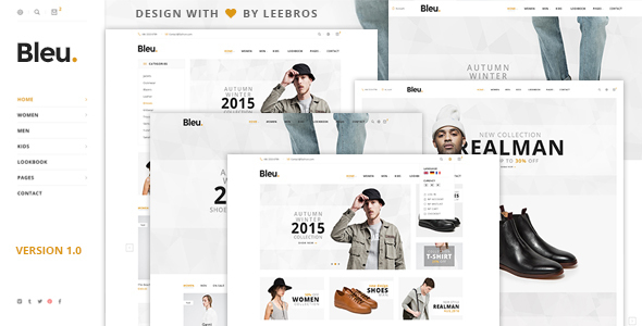 Bleu - Fashion Store HTML Template - Fashion Retail