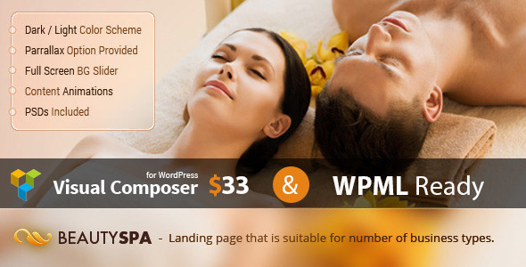 Spa - WordPress Theme with Page Builder - Health & Beauty Retail
