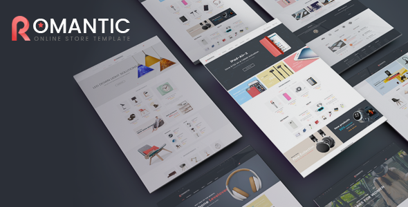 Electronics Fashion Store HTML Template - Romantic - Shopping Retail