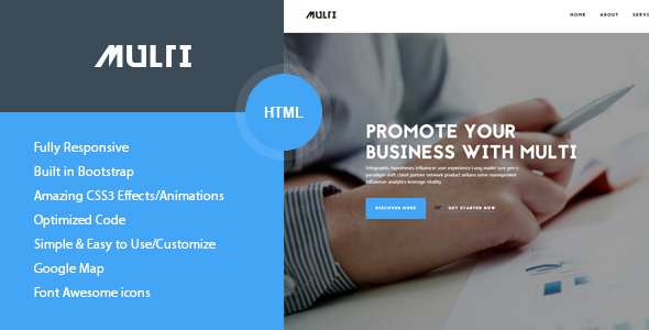 Multi - Friendly Multi-Purpose HTML Template - Business Corporate