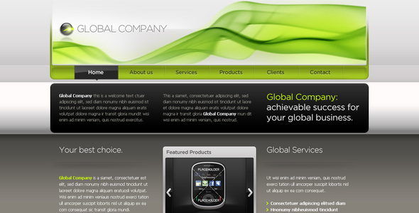 Business Template #05 - Corporate Photoshop