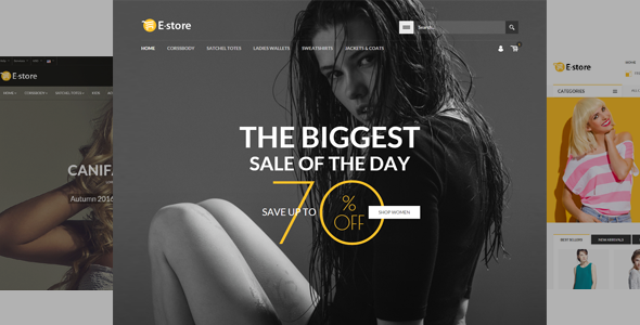 E-Store - Responsive HTML Template - Retail Site Templates