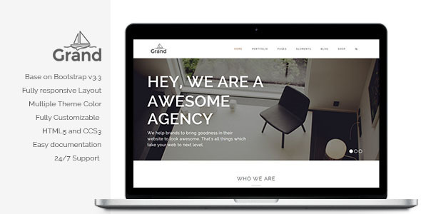 Grand - Creative Responsive Multipurpose Template - Creative Site Templates