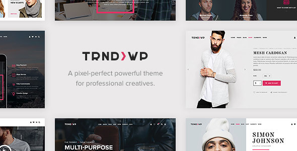 Trendy - Creative Multi-Purpose WordPress Theme - Creative WordPress