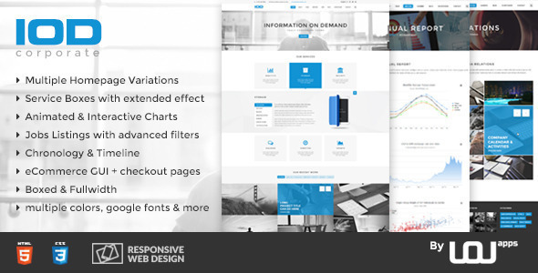 IOD - Corporate HTML Template - Corporate Site Templates